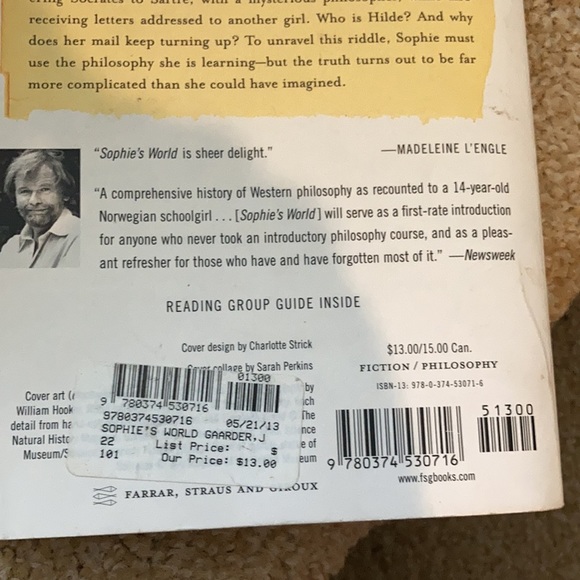 “Sophie’s World” The History of Philosophy - Picture 4 of 4